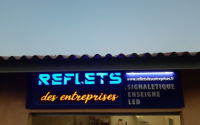 Nouvelle enseigne pour notre atelier !